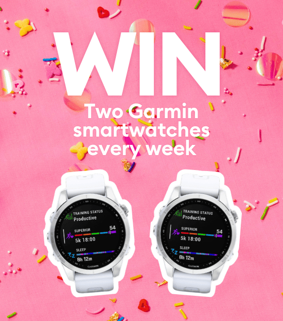 Win: 2 Garmin smartwatches up for grabs every week this month